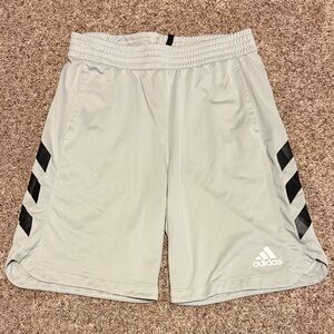 Adidas Men's Light Gray Athletic Shorts